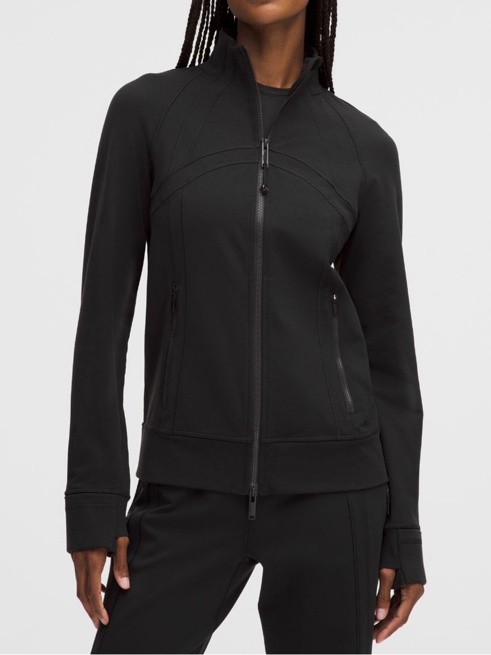 7-26 NWT Size 4 Lululemon Define Track Jacket Luon blk